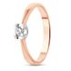 Red gold ring with diamonds KBRz109, 2.33