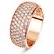 Red gold ring with cubic zirconia FKz066N, 4.94