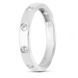 White gold ring with cubic zirconia Kz2116B, 2.06
