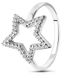 White gold ring with cubic zirconia FKBz518, 2.15